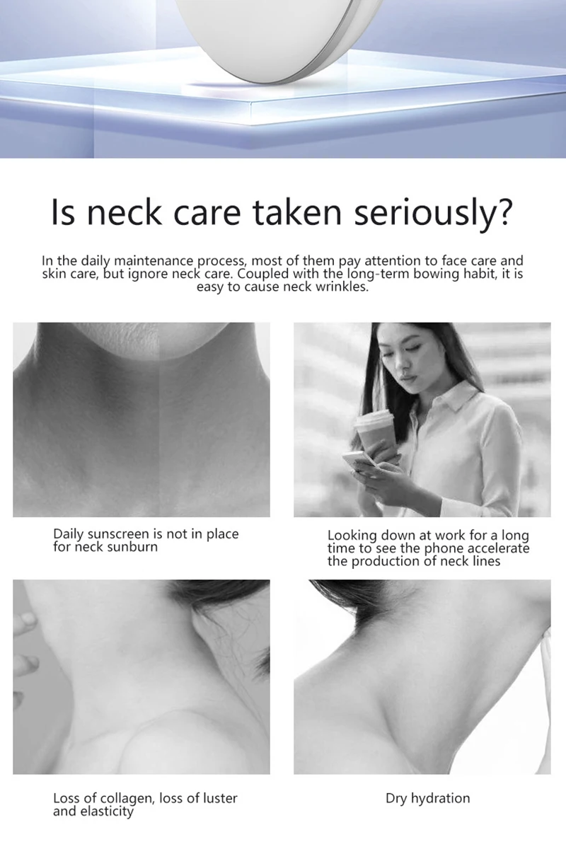 Face Lift 7 Colors Neck Beauty Neck Device Slim Massager Facial Lifting Tightening Face Wrinkle Remover Face Care Beauty Machine - Image 14