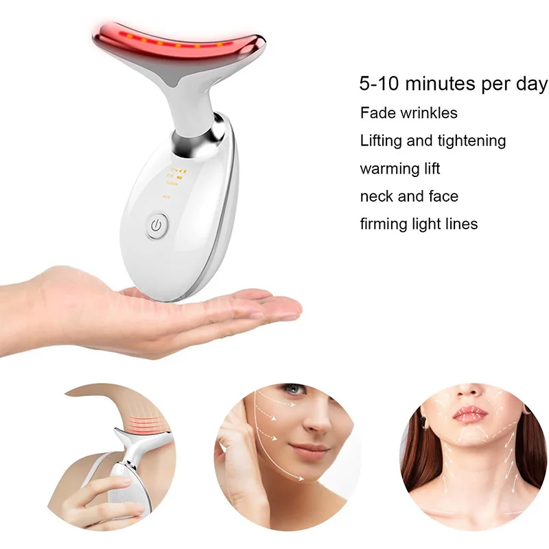 Face Lift 7 Colors Neck Beauty Neck Device Slim Massager Facial Lifting Tightening Face Wrinkle Remover Face Care Beauty Machine - Image 6