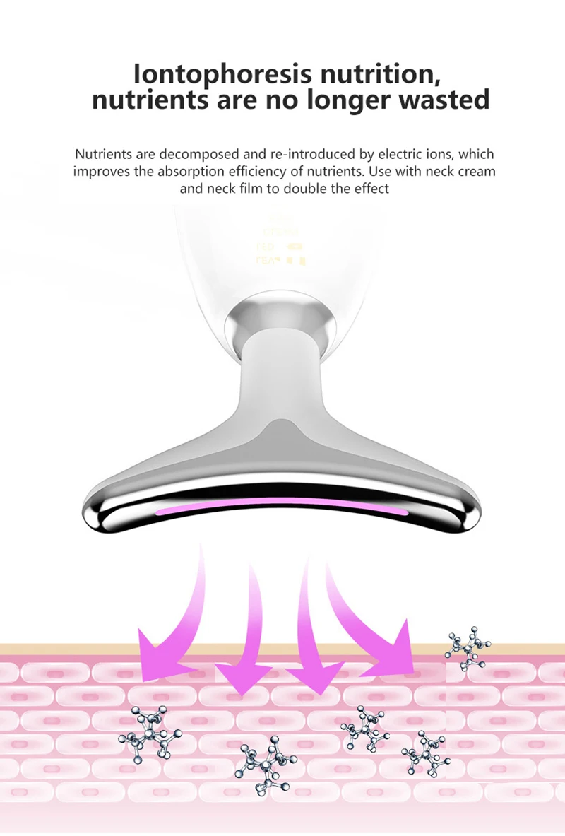 Face Lift 7 Colors Neck Beauty Neck Device Slim Massager Facial Lifting Tightening Face Wrinkle Remover Face Care Beauty Machine - Image 16